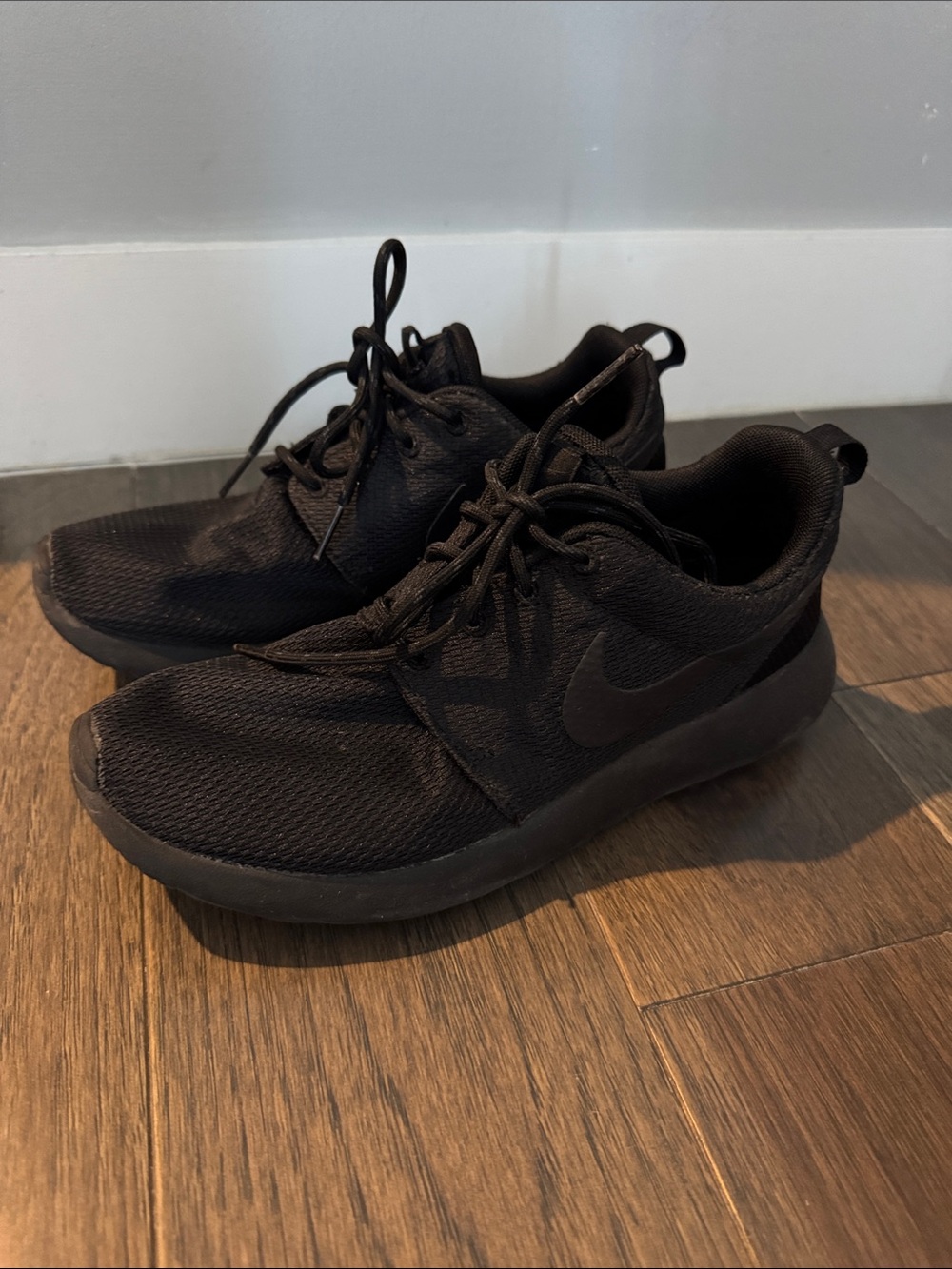 Nike Fabric Black Athletic Running Shoes